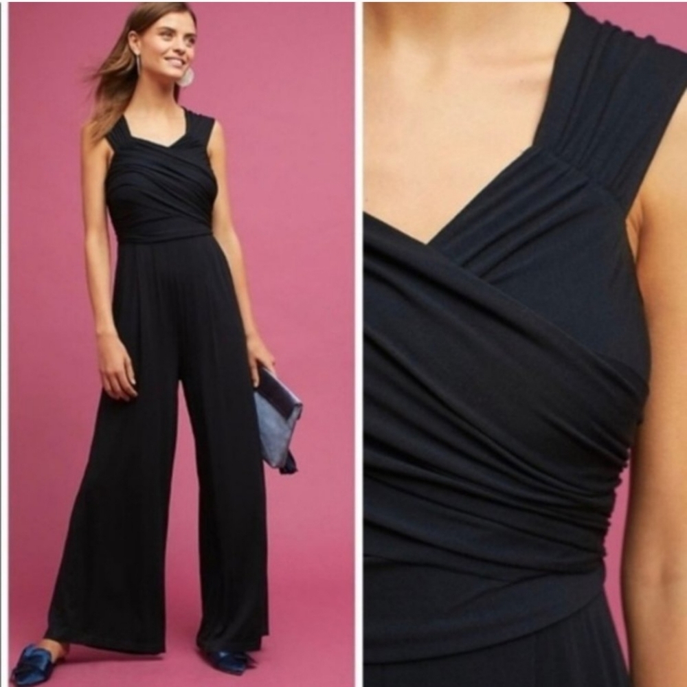 Anthropologie Molly Knit Jumpsuit Size L